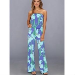 💜Lilly Pulitzer strapless jumpsuit
